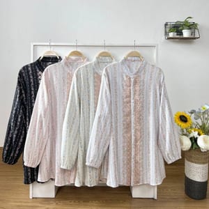 IBEL KEMEJA LACE CRINKLE